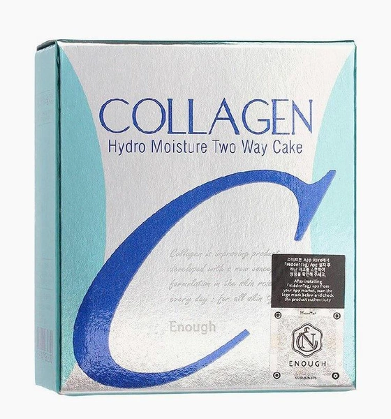 Пудра Enough COLLAGEN (сменный блок в комплекте)