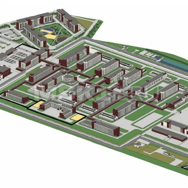 СуперСИЗО будет напоминать городок, разделенный на несколько зон | Источник: zakupki.gov.ru