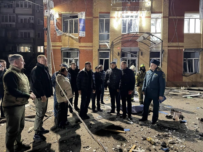 Слюсарь выехал в Батайск после ЧП | Источник: Юрий Слюсарь / Telegram