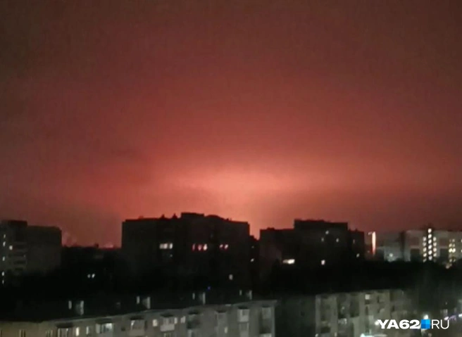 Взрыв над Рязанью | Источник: YA62.ru