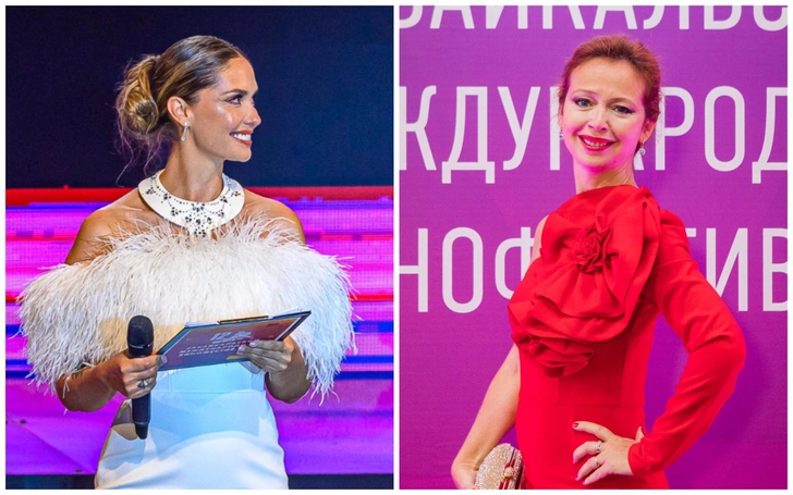 Муцениеце — в платье с перьями, Захарова — в образе lady in red: звезды на открытии кинофестиваля | Источник: пресс-служба