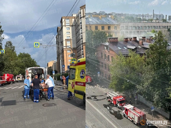 В результате пожара в доме, где жил Пригожин, пострадал человек | Источник: «Фонтанка.ру»