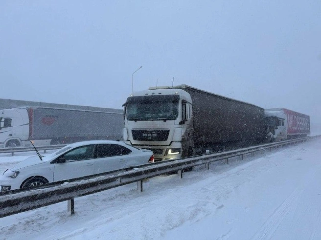 Та же авария с утра | Источник: «Казань на максималках» / T.me