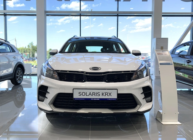 Solaris KRX — обладатель спортивного дизайна, богатого оснащения, отличной маневренности и комфортного салона | Источник: ДЦ Solaris Центр на Копейском