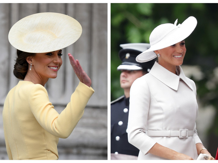 Кейт с цветами на голове и Меган в «платье мести»: главное модное противостояние этого года — кто победил?