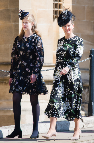 2019 годСофи Уэссекская и Леди Луиза Виндзор