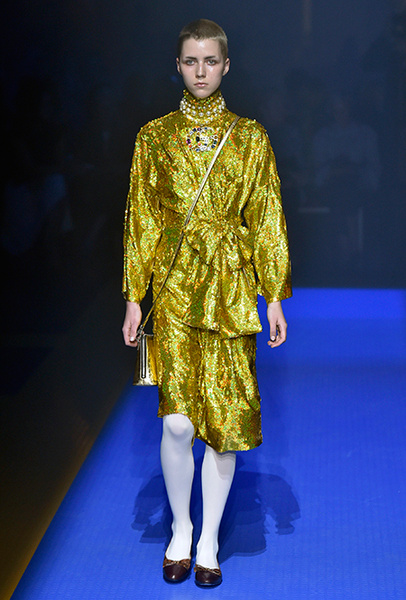 Shine bright: Кейт Бланшетт в блестящем платье Gucci на премьере в Лос-Анджелесе
