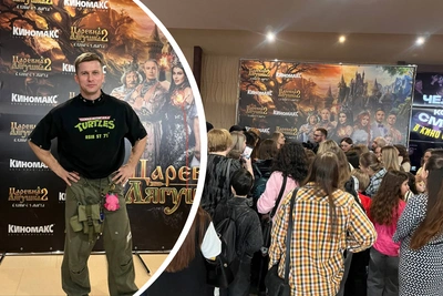 Роман Курцын на премьере в ярославском ТЦ