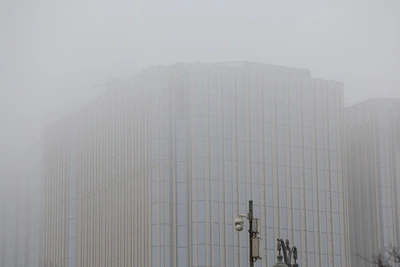 Уфа утонула в плотном молочном тумане