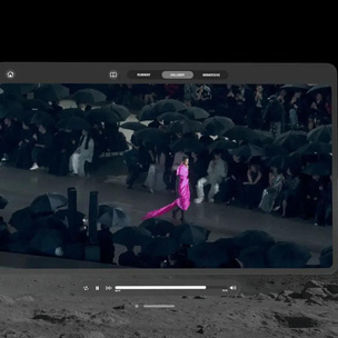 Теперь показы Balenciaga можно официально смотреть с Apple Vision Pro
