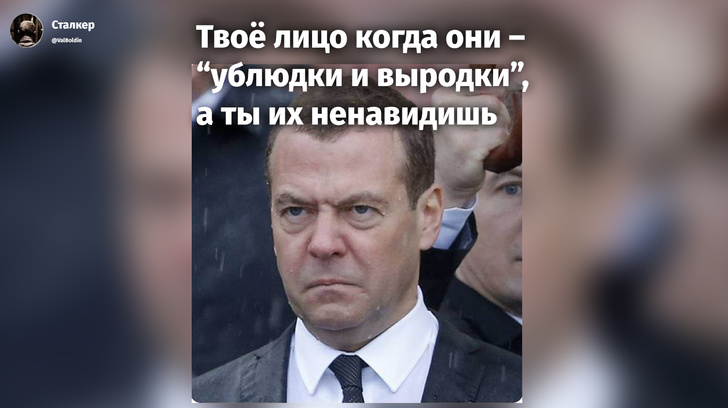 Лучшие шутки про Медведева, который написал, что они — ублюдки и выродки