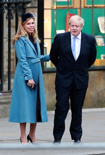 Кэрри Симондс и Борис Джонсон в Лондоне | marieclaire.ru