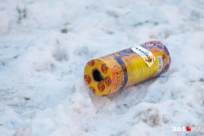 Новый год сопровождался яркими огнями | Источник: Евгений Вдовин / 161.RU