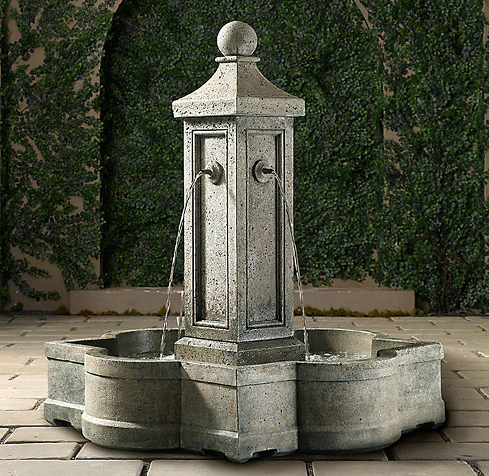 Фонтан Provence Fountain, Restoration Hardware, www.restorationhardware.com