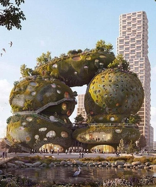 Пять бюро, один победитель: MVRDV создаст новый экологический символ Роттердама