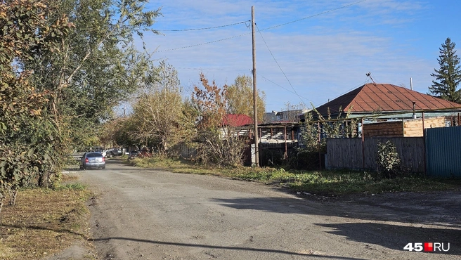 В частном секторе Западного | Источник: Дарья Никитченко / 45.RU