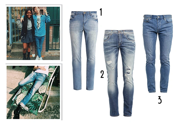 1. Джинсы, Bruebeck. 2. Джинсы, Liu Jo. 3. Джинсы, Topman.