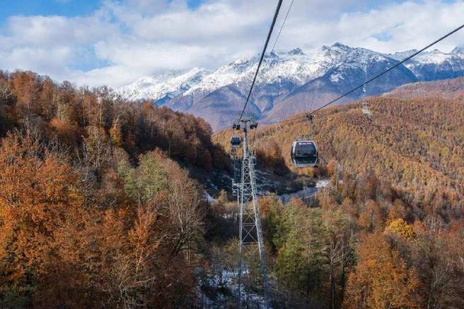После ноябрьских праздников канатные дороги закроются на профилактику | Источник: Пресс-служба «Розы Хутор»