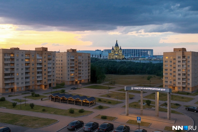 Если бы территорию застроили многоквартирниками | Источник: Наталья Бурухина / NN.RU, Мария Романова / Городские медиа