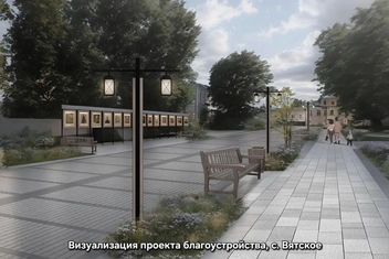 По селу проложат новую плитку и установят скамейки для отдыха | Источник: Михаил Евраев / Max