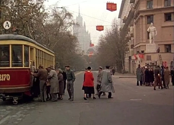 Яузский бульвар в фильме  | Источник: кадр из фильма «Холодное лето пятьдесят третьего…» (1987)