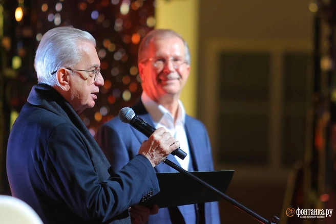 директор Государственного Эрмитажа Михаил Пиотровский и президент Шкулев Медиа Холдинга Виктор Шкулев
