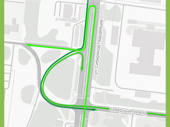 Обновленная схема проезда отображена на карте. | Источник: Юрий Орлов / Городские порталы 