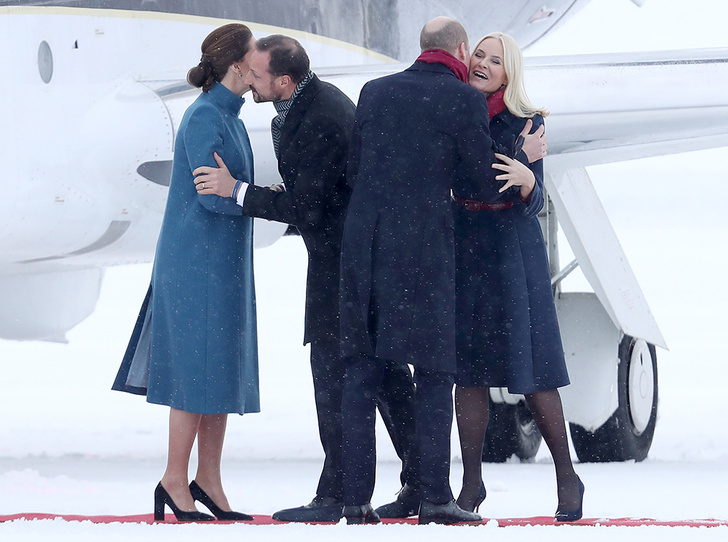 Фото №3 - Кейт Миддлтон и принц Уильям в Норвегии: день первый