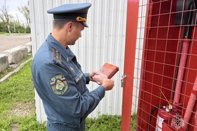 Сотрудники МЧС проверили пожарную безопасность на АЗС