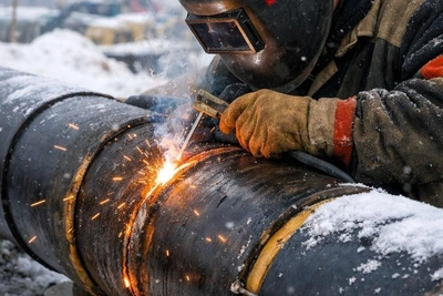 Ремонт трубы на Ленской восстановил отопление 25 домов и трёх школ