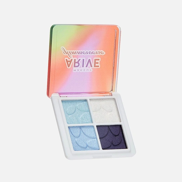 ARIVE MAKEUP Палетка теней Glimmerverse Invented Ethos Multichrome Eyeshadow Quad 02, A seaside story 