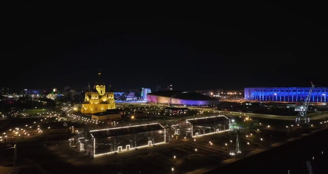 Новая ледовая арена в Нижнем Новгороде почти готова | Источник: Глеб Никитин / Telegram