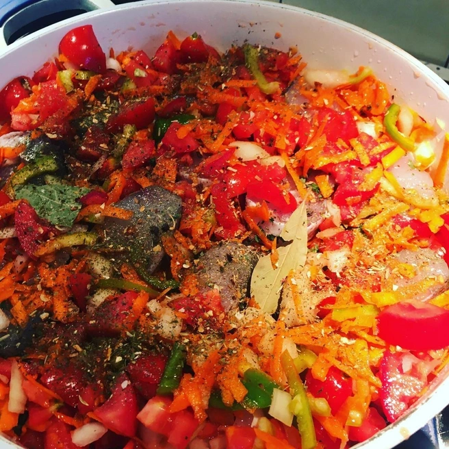 Получается сочно, ароматно и очень вкусно! | Источник: Николай Ефремов