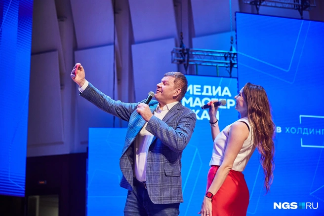 «Медиамастерская НГС» прошла 17 апреля в филармонии | Источник: Александр Ощепков / NGS.RU