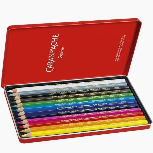 Набор цветных карандашей Supracolor, Carandache