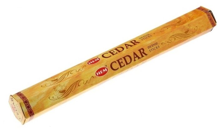 Благовония HEM Cedar «Символ благополучия и процветания», 20 палочек