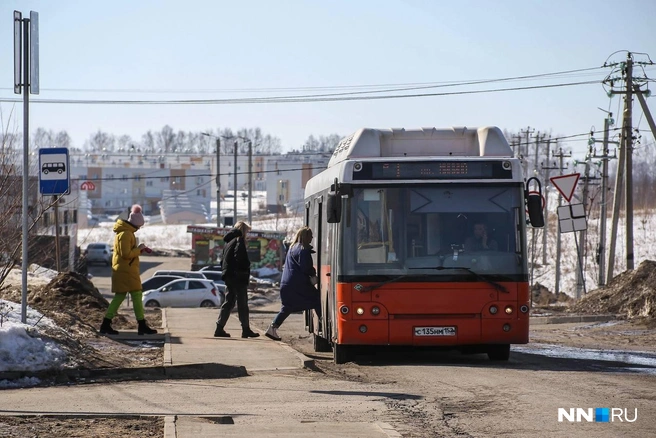 В Новинки ходит только два городских автобуса | Источник: Наталья Бурухина / NN.RU