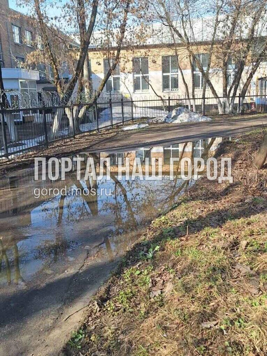 Лужа плохо пахнет | Источник: gorod.mos.ru