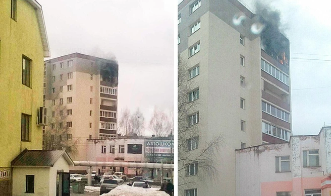 В Башкирии загорелась квартира в многоэтажном доме | ufa1.ru