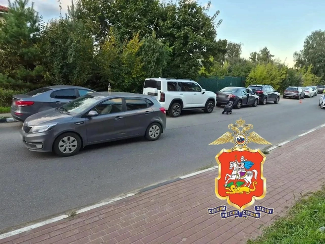 Полицейские показали фото с места аварии | Источник: Подмосковная полиция / MAX
