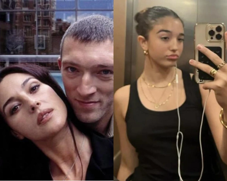 Новое фото «тайной» младшей дочери Моники Беллуччи — Леони уже 14 | marieclaire.ru
