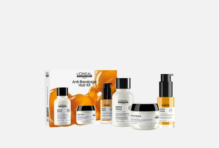 Набор уходовых средств для волос LOreal professionnel metal detox