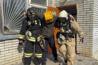 В Никольске прошли учения по тушению пожара в школе