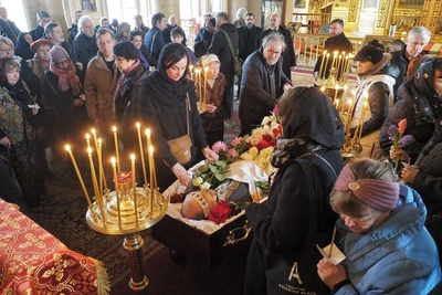 Прощание с Владимиром Шинкарёвым в Петербурге