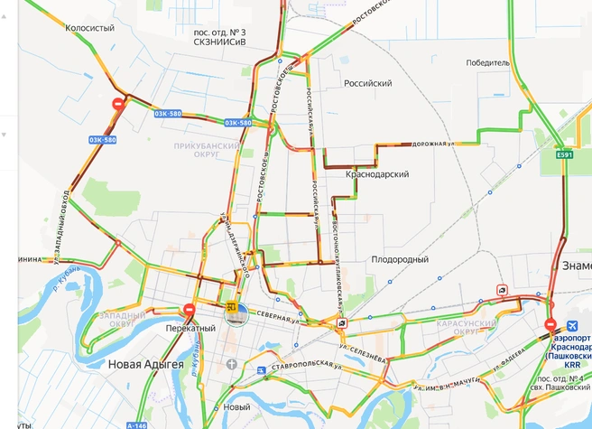 В городе 9 баллов  | Источник: yandex.ru/maps