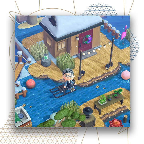 Animal Crossing: в Сети завирусилась японская плавучая деревня, созданная фанатом игры