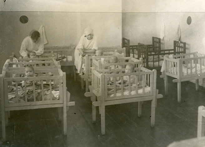 А так выглядели ясли в Магнитогорске в 1932 году | Источник: Государственный архив Челябинской области