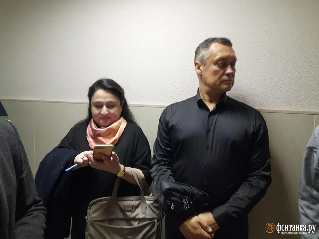 Дмитрий Крицкий и его адвокат Анжелика Гуль | Источник: Анна Мотовилова / «Фонтанка.ру»