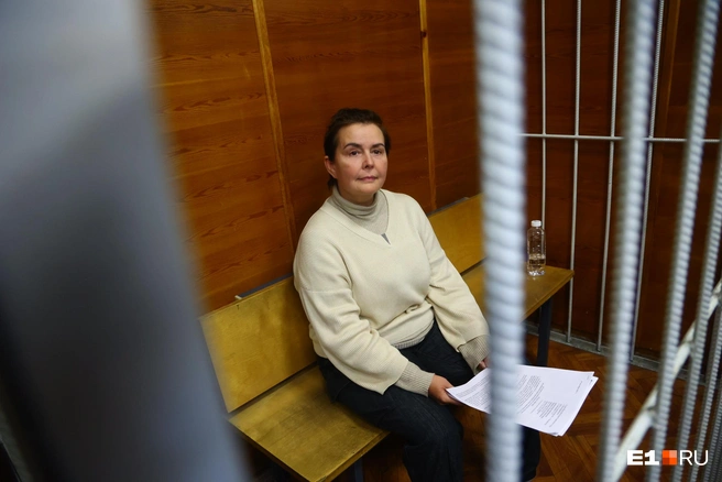 Татьяна Черных выступила с пылкой речью, отрицая то, в чем ее обвиняют | Источник: Владислав Лоншаков / E1.RU
