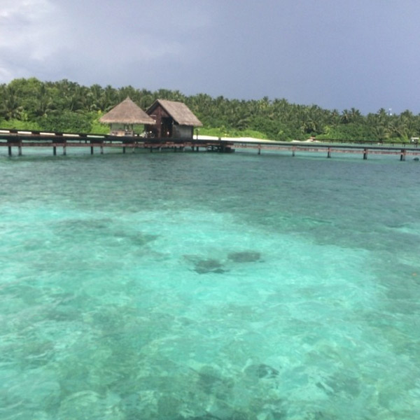 Ксения Собчак поделилась пейзажем с Мальдивских островов